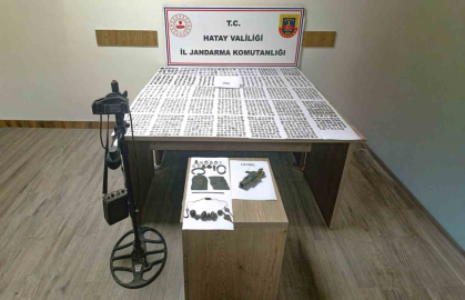 Hatay’da tarihi eser operasyonu