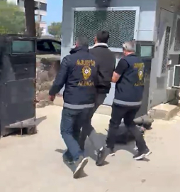 Cezaevi firarisi Aliağa’da polisten kaçamadı