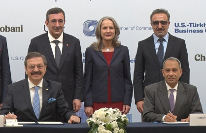 TOBB Başkanı Hisarcıklıoğlu: "Türkiye’de ve ABD’de ticaret ve yatırım ilişkilerini güçlendirmeye yönelik çok sayıda etkinliği birlikte hayata geçiriyoruz"