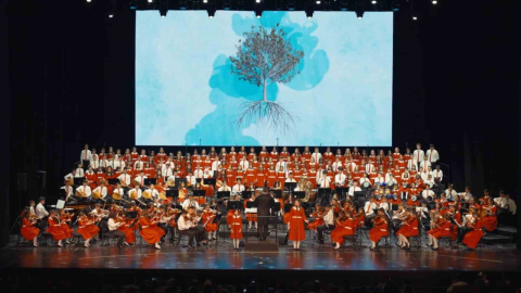 Cumhurbaşkanlığı Çocuk Orkestrası ve Korosu, yaklaşık bin çocukla birlikte 23 Nisan’da sahne alacak