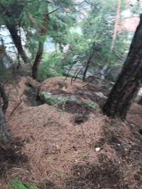 Tokat’ta heyelan ve kaya düşmesi nedeniyle 13 daire tahliye edildi