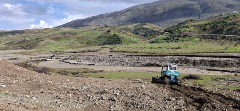 Siirt’te taşkın riskine karşı müdahale çalışmaları sürüyor