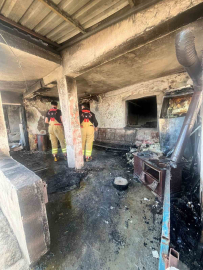 Afşin’de ev yangını: 4 kişi dumandan etkilendi