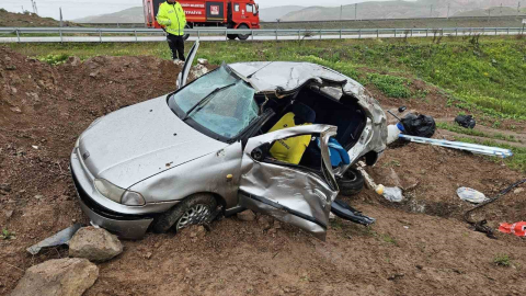 Yozgat’ta otomobil takla attı, 1 kişi hayatını kaybetti