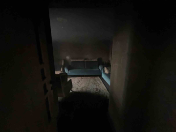 Evini ateşe verdi, kaçarken yakalandı