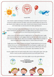 Bakan Memişoğlu, 2 bin 36 sağlık elçisine mektup gönderdi, 23 Nisan Ulusal Egemenlik ve Çocuk Bayramı’nı kutladı