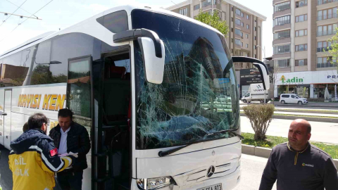 Malatya’da iki otobüs çarpıştı: 2 yaralı