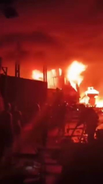 Diyarbakır’da geri dönüşüm tesisinde korkutan yangın