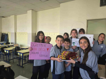 Öğretmenler ve öğrenciler birbirine moral oldu