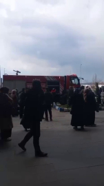 Ağrı’da hastanede yangın paniği