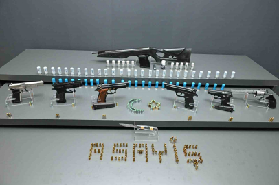 Kırşehir’de şok uygulamada silah ele geçirildi