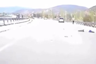 Kazada hayatını kaybeden motosiklet sürücüsünün son görüntüleri ortaya çıktı
