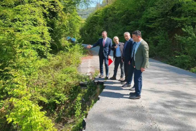 AK Parti heyeti bölgesinde inceleme yaptı
