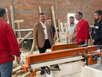 Başkan Çetinkaya’dan üretim hamlesi: Belediye marangozhanesinin kapasitesi 3 kat arttı