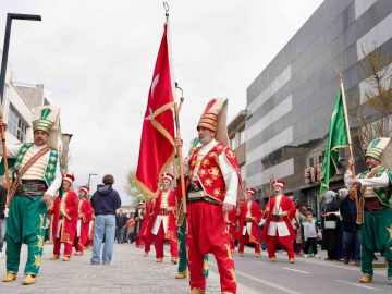 Düzce’de mehter takımının gösterisine vatandaşlardan büyük ilgi