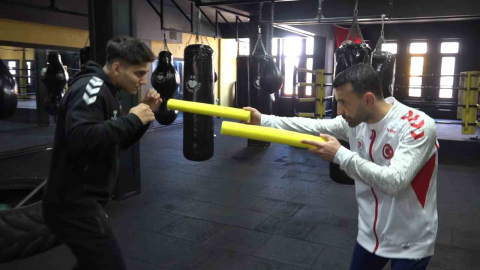 Rize’nin demir yumruğu Rize’de gerçekleşecek şampiyonaya hazırlanıyor