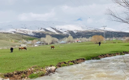 Ağrı’da iki mevsim bir arada