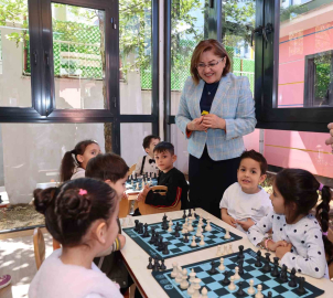 Şahin, "şehrim okulum" projesi kapsamında velilerle buluştu