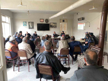 Tavşanlı’da üreticilere yönelik bilgilendirme eğitimi