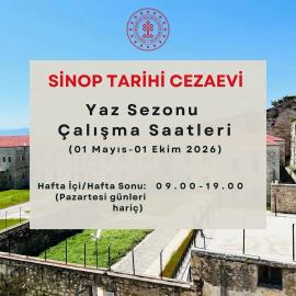 Sinop Tarihi Cezaevi’nde ziyaret saatlerine yeni düzenleme