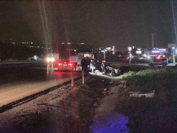 Ankara’da kontrolü kaybeden araç takla attı: 1 ölü, 2 yaralı