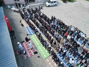 Nasreddin Hoca Mahallesi’nde yağmur ve şükür duası yapıldı