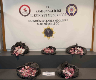 Samsun’da 24 bin 600 uyuşturucu hap ele geçirildi