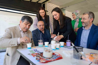 Cam atıklar değerleniyor, kavanozlar mum oluyor