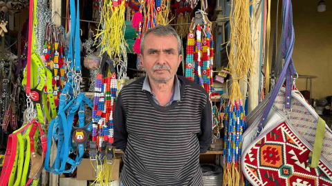 Osmaniye’de 48 yıllık saraç ustası mesleğini köpek tasmasıyla yaşatıyor