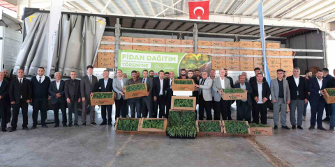 Arabanlı karpuz üreticisi çiftçilere yüzde 50 hibeli fide desteği