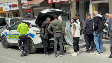 Yaya geçidinde aracın çarptığı öğrenci hastanelik oldu