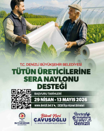Denizli’de tütün üreticisine destek