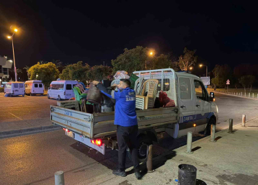 İnciraltı sahilinde denetimler sürüyor