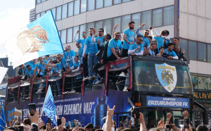 Erzurumspor FK’dan şampiyonluk turu