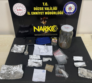 Düzce’de uyuşturucu operasyonunda 2 kişi tutuklandı