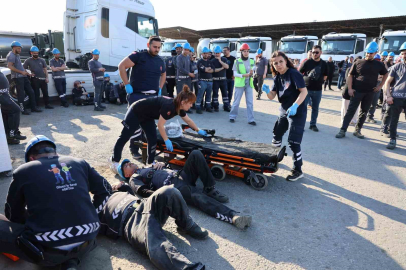 112 görevlileri tatbikatı gerçek zannetti