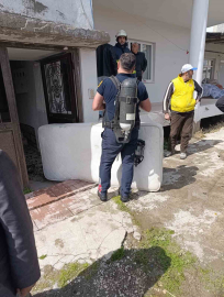 Van’da ev yangını