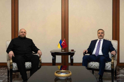 Bakan Fidan, Ukrayna Milli Güvenlik ve Savunma Konseyi Sekreteri Umerov ile görüştü