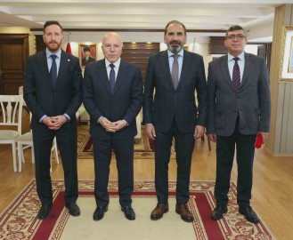 TFF Başkan Vekili Otyakmaz’dan Başkan Mehmet Sekmen’e ziyaret