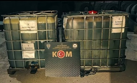 Bilecik’te bin 900 litre kaçak akaryakıt ele geçirildi