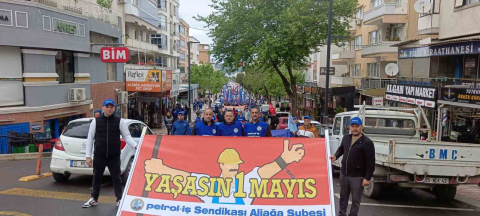Aliağa’da 1 Mayıs kutlandı