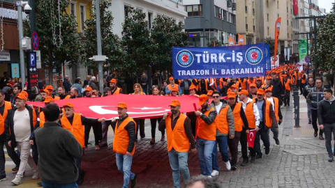 Trabzon’da 1 Mayıs İşçi Bayramı coşkusu