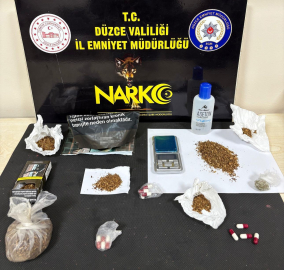 Düzce’de uyuşturucu operasyonunda 3 tutuklama