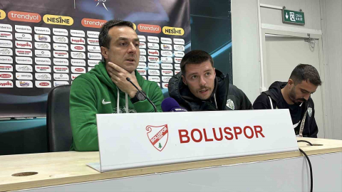 Boluspor - Serikspor maçının ardından