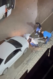Osmaniye’de silahlı saldırı kamerada: 2 kişi yaralandı