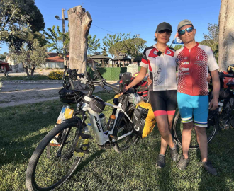 Festival için 2 bin kilometre pedal çevirip Bergama’ya geldiler
