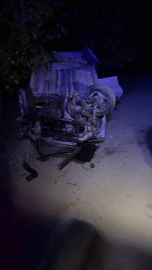 Alkollü sürücü otomobiliyle takla attı
