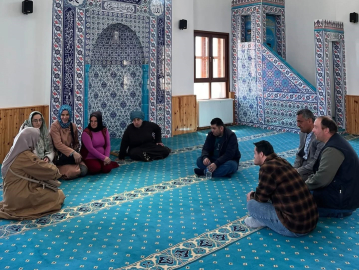 Bayburt’ta engelli vatandaşlar camide buluştu
