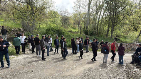 Yeşillikler beldesi Tut ilçesinde doğa yürüyüşü