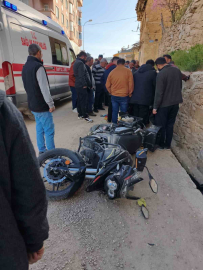 Sarıveliler’de motosiklet kazası: 1 yaralı